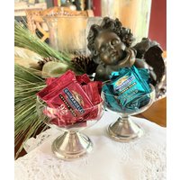 Kleine Duchin Sterling Silber Und Glaskompott von NotBeforeJava