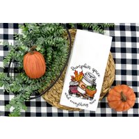 Kürbis Gewürz Und Alles Schöne, Herbst Deko Geschenk Küche Tee/Handtücher von NotSoCountryCrafts
