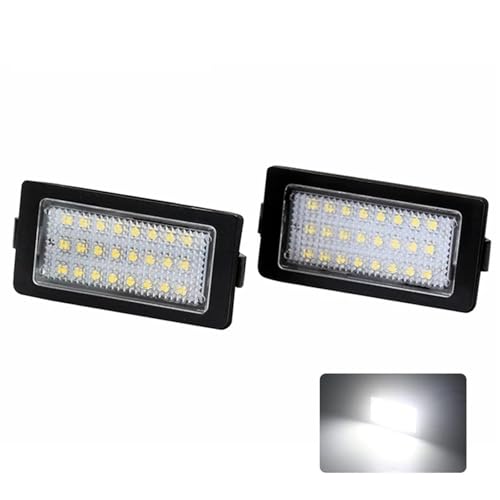 Auto Nummernschildbeleuchtung Lampe für BMW E38 1995-2001,Langlebig Effizient Hochwertige Digitale Nummern Leuchten Fürs Auto 63268352424 von NoteDi