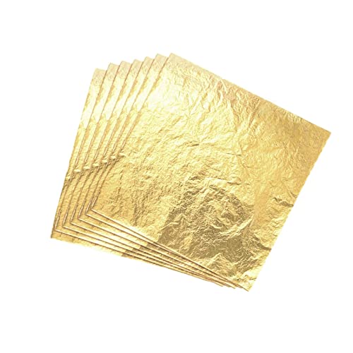 Blätter Blattgold Imitation,100 Blatt Goldfolien Kupferblattfolie Blätter für Nagelkunst DIY Gemälde Basteln Dekoration gold foil Blätter Blattgold Imitation,100 Blatt Goldfolien Kupferblattfolie Blätter für Nagelkunst DIY Gemälde Basteln Dekoration gold foil von Nothers