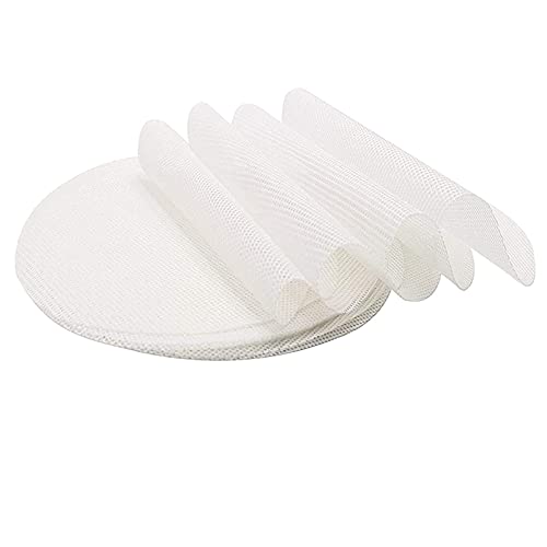 Runde Silikon Dämpfungsmatte,10 Stück Gebäck Mesh Brötchen Pad von Korb,Kochen,Kuchenform,Reis 25CM von Nothers