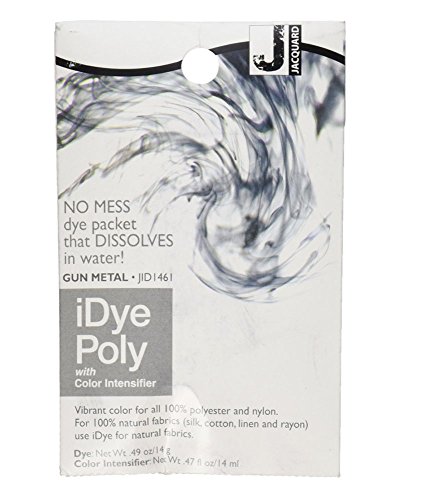Jacquard Poly Fabric Dye iDye Stofffarbe, Gun Metal, 14 ml (Pack of 1), 14 von Jacquard