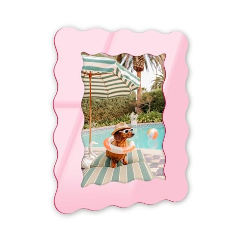 Mr. Cool Photography Wall Art – Rosa kurviger Acryl-Wandrahmen, skulpturale, dimensionale Wandkunst, modernes Dekor NOTORIART Mr. Cool Photography Wall Art – Rosa kurviger Acryl-Wandrahmen, skulpturale, dimensionale Wandkunst, modernes Dekor NOTORIART von NotoriArt