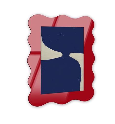 Simple Kiss Eclectic Wall Art – Roter abgerundeter Acryl-Wandrahmen, 25,4 x 38,1 cm – skulpturelle dimensionale Wandkunst – Modern Decor von NOTORIART Simple Kiss Eclectic Wall Art – Roter abgerundeter Acryl-Wandrahmen, 25,4 x 38,1 cm – skulpturelle dimensionale Wandkunst – Modern Decor von NOTORIART von NotoriArt