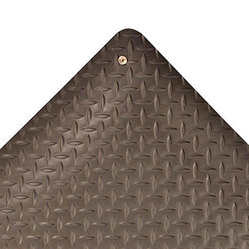 Notrax® 826 Diamond Stat™ Ableitende Anti-Ermüdungsmatte 91cm x 150cm Schwarz von Notrax