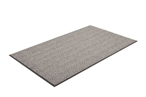 Notrax Low Profile Scraper Eingangsmatte, 130cm x 600cm, Grau von Notrax