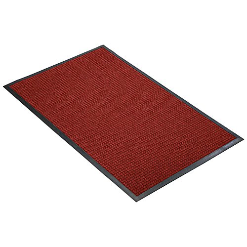 Notrax Saugfähige Barrierematte, 120cm x 300cm, Rot Schwarz von Notrax