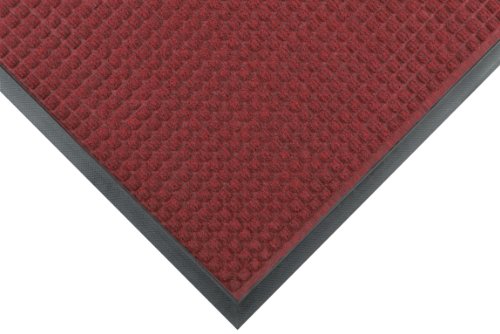 Notrax Saugfähige Barrierematte, 90cm x 120cm, Rot Schwarz von Notrax