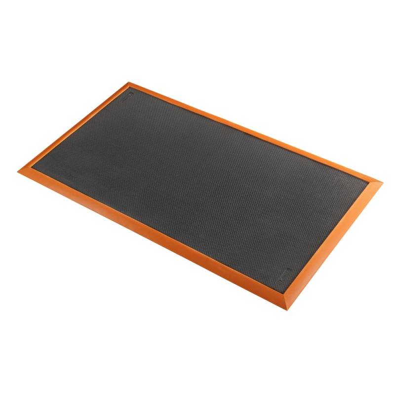 Sorb Stance™ 580 Notrax Arbeitsplatz-Gummimatten Schwarz/Orange von Notrax