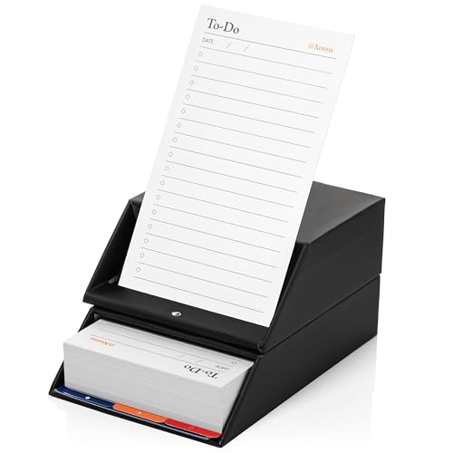 Notsu Centre Rise To-Do-Liste Kartenplaner Box Ständer Set | 50 faltbare To-Do vertikale Notizkarten 3 x 5, Produktivität Index Karten Organizer Tab Trennwände, Schreibtisch Kartenhalter Ständer Notsu Centre Rise To-Do-Liste Kartenplaner Box Ständer Set | 50 faltbare To-Do vertikale Notizkarten 3 x 5, Produktivität Index Karten Organizer Tab Trennwände, Schreibtisch Kartenhalter Ständer von Notsu