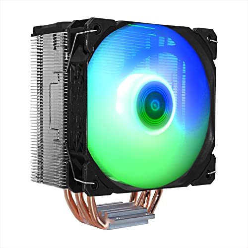 Noua Ena ARGB TDP 180W CPU-Kühler 4 Rohre mit direktem Kontakt PWM Lüfter Adressierbar 120 mm kompatibel mit Intel 1700 1200 115x 1366 2011 AMD AM5 AM4 AM3 FM2 von Noua