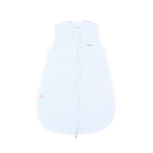 Noukie's NOUKIES Sommerschlafsack, 0-3 Monate (50 cm), Tog < 1,0, Bio-Musselin, Blumen von Noukie's