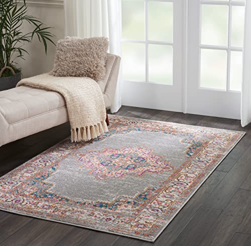 Nourison Blue Passion Area Teppich PSN03 3'9"X5'9" grau von Nourison