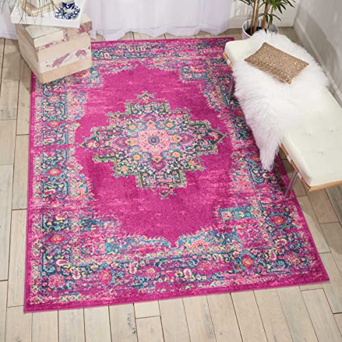 Nourison Blue Passion Area Teppich Vintage 5'3"X7'3" Fuchsia von NOURISON