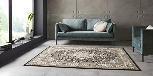 Hanse Home Nouristan Mirkan Orient Teppich – Wohnzimmerteppich Orientalisch Kurzflor Vintage Orientalischer Teppich für Esszimmer, Wohnzimmer, Schlafzimmer – Creme Braun, 200x290cm Hanse Home Nouristan Mirkan Orient Teppich – Wohnzimmerteppich Orientalisch Kurzflor Vintage Orientalischer Teppich für Esszimmer, Wohnzimmer, Schlafzimmer – Creme Braun, 200x290cm von Nouristan