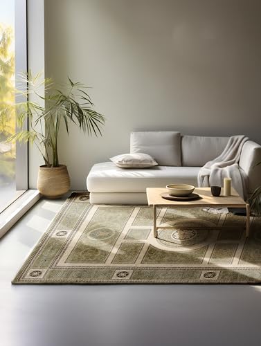 Nouristan Teppich Orientalisch – Läufer Orient Klassisch Orientalischer Wohnzimmerteppich dicht gewebt mit Bordüre Flachgewebe für Wohnzimmer, Schlafzimmer, Esszimmer, Flur – Olivgrün, 160x235cm Nouristan Teppich Orientalisch – Läufer Orient Klassisch Orientalischer Wohnzimmerteppich dicht gewebt mit Bordüre Flachgewebe für Wohnzimmer, Schlafzimmer, Esszimmer, Flur – Olivgrün, 160x235cm von Nouristan