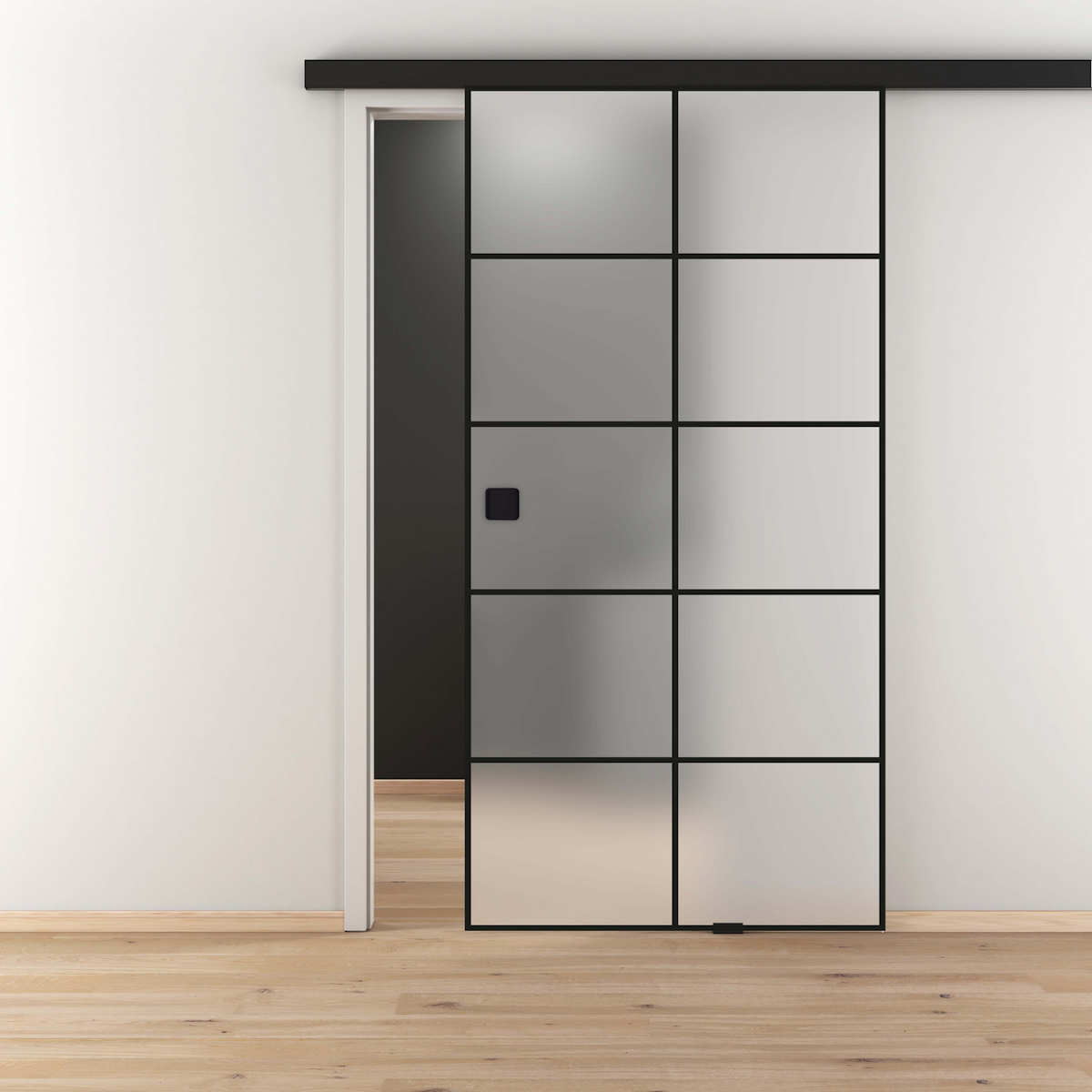 NOVADOORS Glasschiebetür NOVA 684 LOFT ESG BASIC GREEN matt 935x2058x8mm von Nova Doors