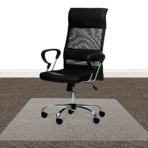 Bodenschutzmatte DURA-MAT aus Premium PET - transparente Stuhlmatte für Teppichböden - bewährte Bürostuhl Unterlage für zuverlässigen Bodenschutz (116x120 cm) von Nova Forma