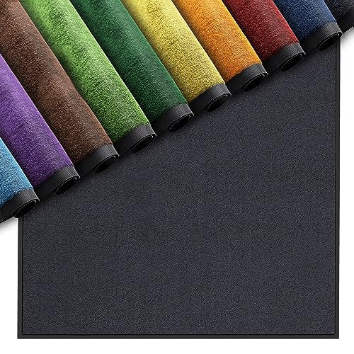 Nova Forma Premium Fußmatte für Innenbereich | Schmutzfangmatte als Fußabtreter | in vielen Farben und Größen (Anthrazit 038-115x150 cm) von Nova Forma