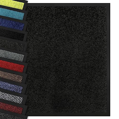 Nova Forma Schmutzfangmatte Bright - Premium Fußmatte in attraktiver Optik - Türmatte für Innenbereich, Flur, Haustür, Eingangsbereich - Anthrazit 90x150 cm von Nova Forma