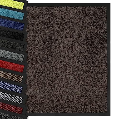 Nova Forma Schmutzfangmatte Bright - Premium Fußmatte in attraktiver Optik - Türmatte für Innenbereich, Flur, Haustür, Eingangsbereich - Braun 40x60 cm Nova Forma Schmutzfangmatte Bright - Premium Fußmatte in attraktiver Optik - Türmatte für Innenbereich, Flur, Haustür, Eingangsbereich - Braun 40x60 cm von Nova Forma