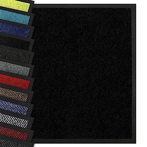 Nova Forma Schmutzfangmatte Bright - Premium Fußmatte in attraktiver Optik - Türmatte für Innenbereich, Flur, Haustür, Eingangsbereich - Schwarz 90x150 cm Nova Forma Schmutzfangmatte Bright - Premium Fußmatte in attraktiver Optik - Türmatte für Innenbereich, Flur, Haustür, Eingangsbereich - Schwarz 90x150 cm von Nova Forma