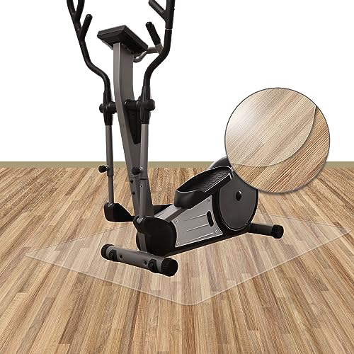 Unterlage für Fitnessgeräte - transparenter Bodenschutz für Sportgeräte - Bodenschutzmatte für Heimtrainer, Crosstrainer, Laufband, Spinning etc. - 120x180 cm Hartboden von Nova Forma