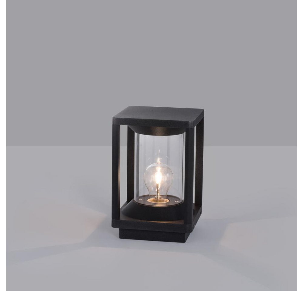 Nova Luce Außen-Stehlampe Wegeleuchte Loeve in Anthrazit E27 IP65 von Nova Luce