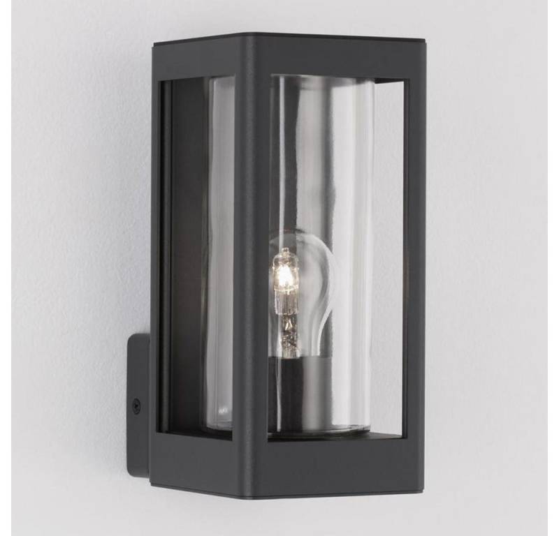 Nova Luce Außen-Wandleuchte Wandleuchte Figo in Dunkelgrau E27 IP54 von Nova Luce