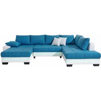 Mr. Couch Wohnlandschaft "Nikita U-Form", wahlweise mit Kaltschaum (140kg Belastung/Sitz) und Bluetooth-Sound von Mr. Couch