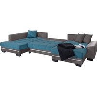 Mr. Couch Wohnlandschaft "Nikita U-Form", wahlweise mit Kaltschaum (140kg Belastung/Sitz) und Bluetooth-Sound von Mr. Couch