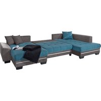 Mr. Couch Wohnlandschaft "Nikita U-Form", wahlweise mit Kaltschaum (140kg Belastung/Sitz) und Bluetooth-Sound von Mr. Couch