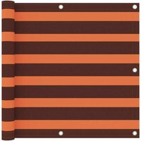 Maison Exclusive Balkon-Sichtschutz Orange und Braun 90x500 cm von Nova