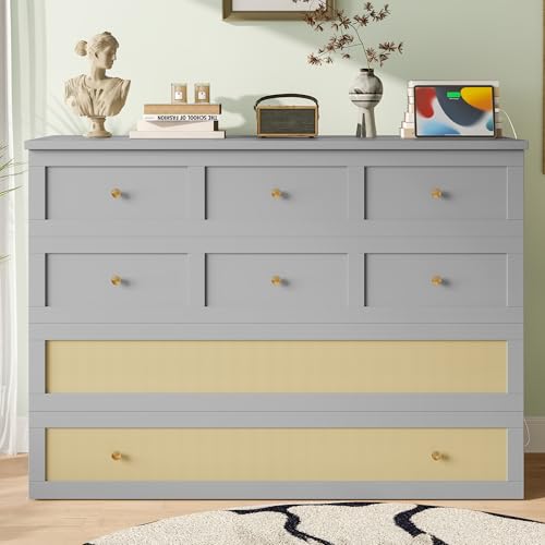 NovaFurnish Schrankbett, 140 x 200, Mobiles Schrankbett mit Schubladen am Bettende und Regal am Kopfende des Bettes, mit USB und Steckdose, Umbaubares Plattformbett, Ohne Matratze (Grau) von NovaFurnish