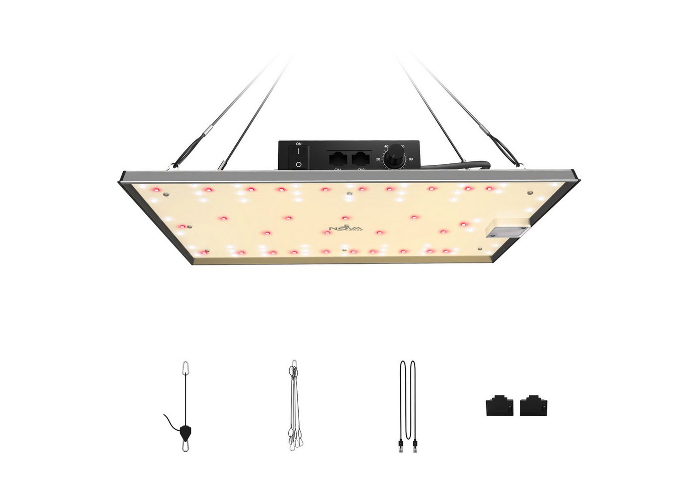NovaGrove Pflanzenlampe NovaGrove Pflanzenlampe LED Grow Lampe Vollspektrum Dimmbar, LED fest integriert NovaGrove Pflanzenlampe NovaGrove Pflanzenlampe LED Grow Lampe Vollspektrum Dimmbar, LED fest integriert von NovaGrove