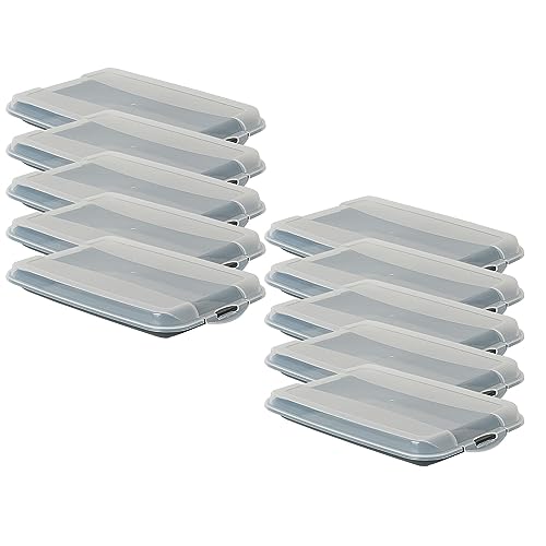 Novaliv 10er-Set Anthrazit Premium Aufschnittbox mit Transparentem Deckel, Frischhaltedosen für Wurst & Käse Maße 25x17x3 cm Kühlschrank Organizer Knäckebrotbox Wohnung must-have Küchen Gadgets Novaliv 10er-Set Anthrazit Premium Aufschnittbox mit Transparentem Deckel, Frischhaltedosen für Wurst & Käse Maße 25x17x3 cm Kühlschrank Organizer Knäckebrotbox Wohnung must-have Küchen Gadgets von Novaliv