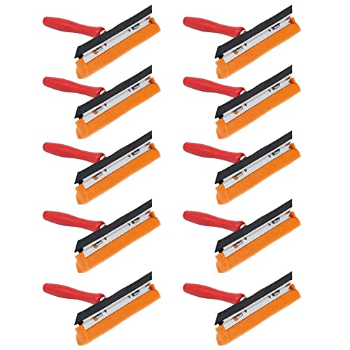 Novaliv 10x Scheibenabzieher Auto 21 cm Holzgriff 16 cm mit Abziehlippe und Gummischwamm Auto Abzieher Autoscheibe Scheibenputzer Wischschwamm Novaliv 10x Scheibenabzieher Auto 21 cm Holzgriff 16 cm mit Abziehlippe und Gummischwamm Auto Abzieher Autoscheibe Scheibenputzer Wischschwamm von Novaliv