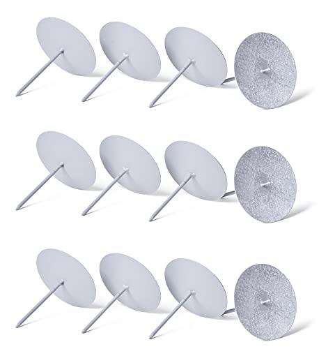 Novaliv 12x Kerzenpick | mit Dorn 10 cm GRAU | Kerzenhalter für Adventskranz Kerzenpin Weihnachtskranz Novaliv 12x Kerzenpick | mit Dorn 10 cm GRAU | Kerzenhalter für Adventskranz Kerzenpin Weihnachtskranz von Novaliv