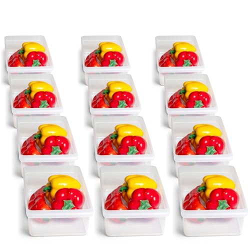 Novaliv 12x Kühlschrank Organizer 30,5 x 7,5 x 16 cm BPA-frei Ordnung Made in Germany Kühlschrankorganizer Lebensmittelecht Aufbewahrung für Küche Haushalt Spühlmaschinenfest Ordnungssystem Küche Novaliv 12x Kühlschrank Organizer 30,5 x 7,5 x 16 cm BPA-frei Ordnung Made in Germany Kühlschrankorganizer Lebensmittelecht Aufbewahrung für Küche Haushalt Spühlmaschinenfest Ordnungssystem Küche von Novaliv