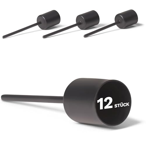 Novaliv 12x Stabkerzenhalter Schwarz Kerzenpick 10 x 2,5 cm Kerzenpin Adventskranzdekoration Kerzenstecker für Stabkerzen Kerzenleuchter I Dekoration Weihnachten Novaliv 12x Stabkerzenhalter Schwarz Kerzenpick 10 x 2,5 cm Kerzenpin Adventskranzdekoration Kerzenstecker für Stabkerzen Kerzenleuchter I Dekoration Weihnachten von Novaliv