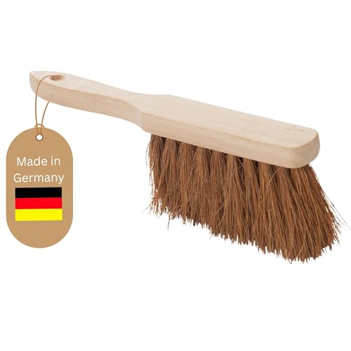 Novaliv Handfeger KOKOSBORSTEN Autohandfeger Besen weiche Borsten Kokoshandfeger Industriehandfeger Auto Schneebesen Holz Hand Brush Handfeger Grob Handfeger Campen Besen Auto Handfeger Draußen von Novaliv