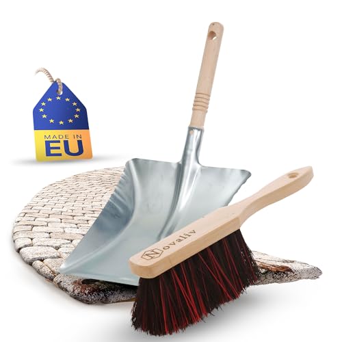 Novaliv Kehrblech Set Kehrblechgarnitur Handfeger Arenga & ELASTONBORSTEN Kehrblech Metall Silber verzinkt Kehrblechbesen Handkehrset Kehrblechset Kehrschaufel Besen Feger und Kehrblech Novaliv Kehrblech Set Kehrblechgarnitur Handfeger Arenga & ELASTONBORSTEN Kehrblech Metall Silber verzinkt Kehrblechbesen Handkehrset Kehrblechset Kehrschaufel Besen Feger und Kehrblech von Novaliv