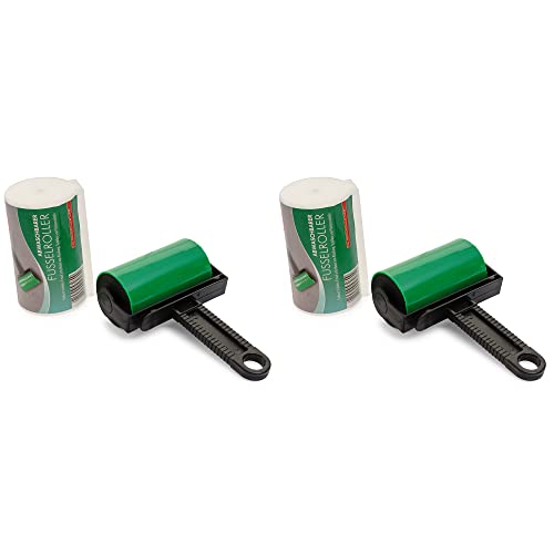 Novaliv 2 x Abwaschbarer Fusselroller wiederverwendbar | Fussel-Rolle mit Griff mehrfach abwaschbar | Haarfusselrolle wiederverwendbar | waschbarer Tierhaarroller Novaliv 2 x Abwaschbarer Fusselroller wiederverwendbar | Fussel-Rolle mit Griff mehrfach abwaschbar | Haarfusselrolle wiederverwendbar | waschbarer Tierhaarroller von Novaliv