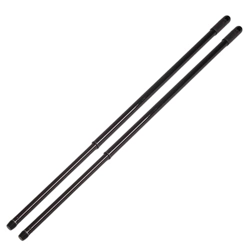 Novaliv 2er Set Teleskop Besenstiel mit Gewinde 80-130 cm Schwarz Metallstiel für Besen deutsches Gewinde Universalstiel Stab Ersatzstiel Teleskopstiel Ersatzteil Stiel Ersatz Teleskopstange von Novaliv