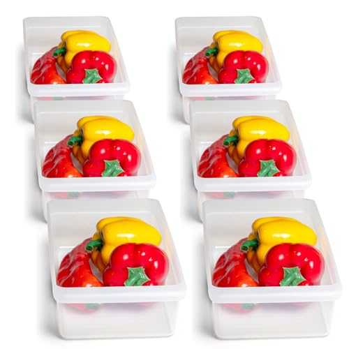 Novaliv 6X Kühlschrank Organizer 30,5 x 7,5 x 16 cm BPA-frei Ordnung Made in Germany Leicht Reinigen Lebensmittelecht Aufbewahrung für Küche Haushalt Spühlmaschinenfest Ordnungssystem Küche Novaliv 6X Kühlschrank Organizer 30,5 x 7,5 x 16 cm BPA-frei Ordnung Made in Germany Leicht Reinigen Lebensmittelecht Aufbewahrung für Küche Haushalt Spühlmaschinenfest Ordnungssystem Küche von Novaliv