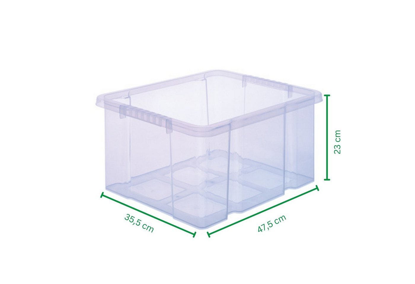 Novaliv Aufbewahrungsbox - (12 St), 12x Aufbewahrungsbox, 12x Deckel von Novaliv