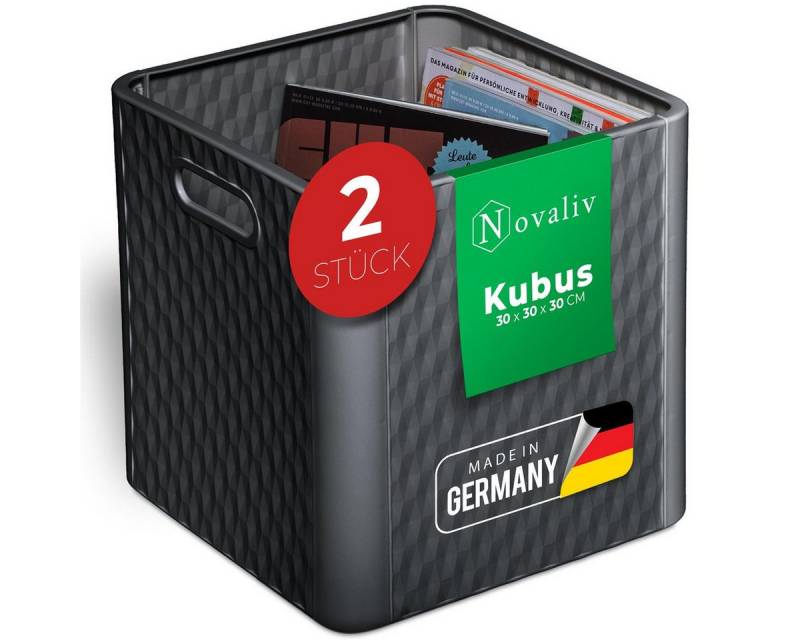Novaliv Aufbewahrungsbox - (2 St), Aufbewahrungsbox von Novaliv