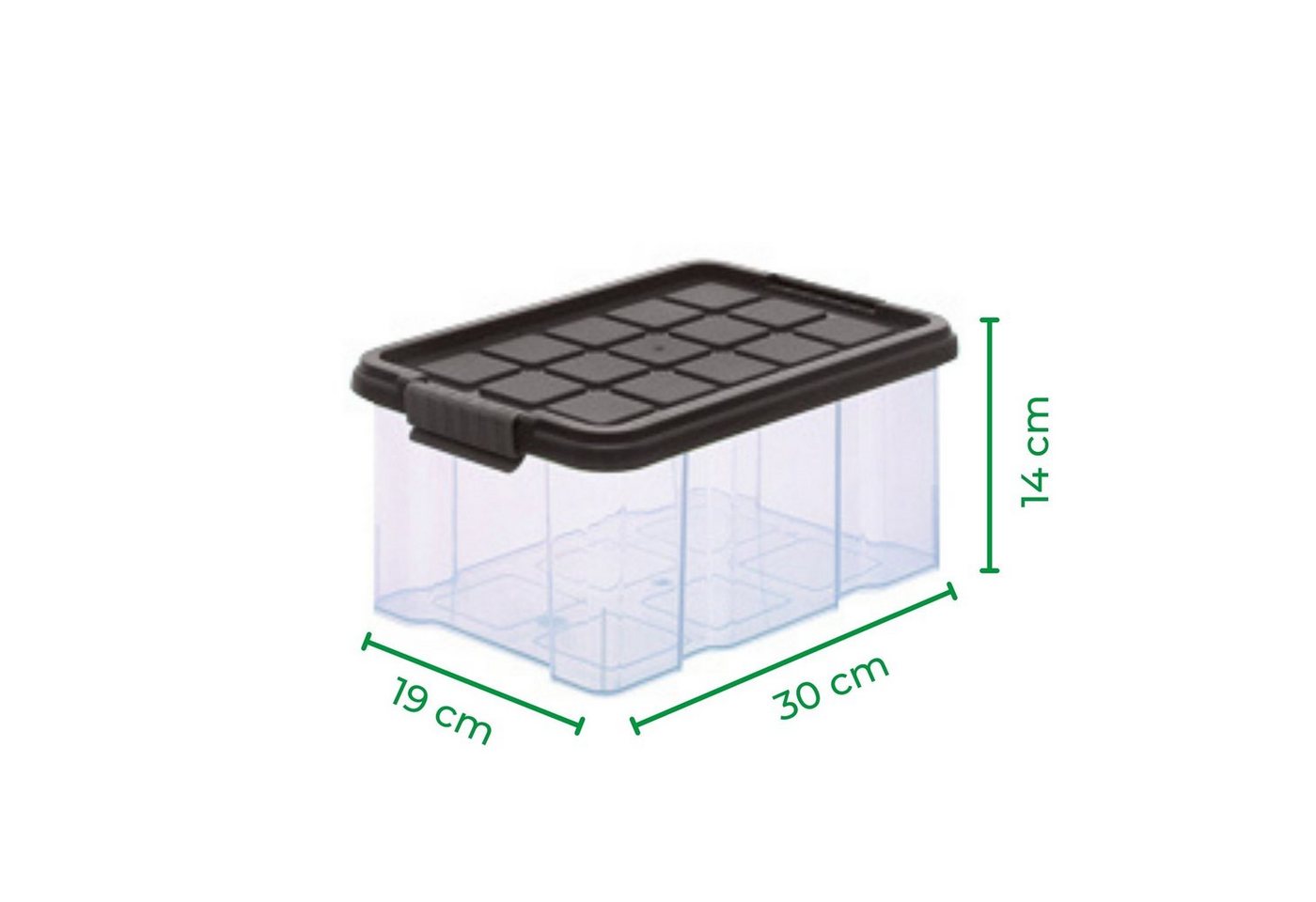 Novaliv Aufbewahrungsbox - (5 St), 5x Aufbewahrungsbox, 5x Deckel von Novaliv