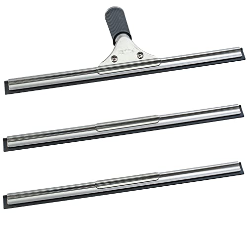 Novaliv Fensterabzieher Profi 45 cm + 2X Ersatzgummi für Fensterreiniger Edelstahl mit auswechselbaren Gummilippe Fensterlippe Fensterreinigung Abzieher Fenster Fensterputzer Fensterwischer Novaliv Fensterabzieher Profi 45 cm + 2X Ersatzgummi für Fensterreiniger Edelstahl mit auswechselbaren Gummilippe Fensterlippe Fensterreinigung Abzieher Fenster Fensterputzer Fensterwischer von Novaliv