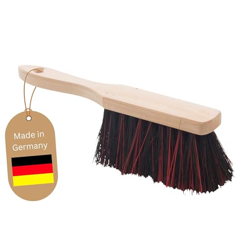 Novaliv Handfeger Klein Arenga & ELASTON Handbesen Auto Kehrwisch Industriehandfeger Auto Schneebesen Holz Hand Brush Handfeger Grob Handfeger Camping Besen Vorzeltteppich Wohnwagen Handfeger von Novaliv